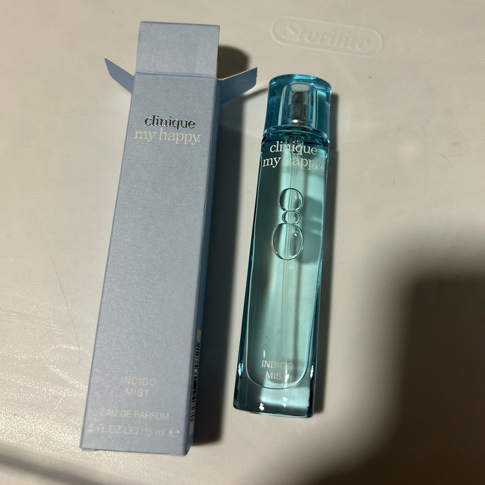 CLINIQUE MY HAPPY / Indigo Mist.5 fl oz new in box